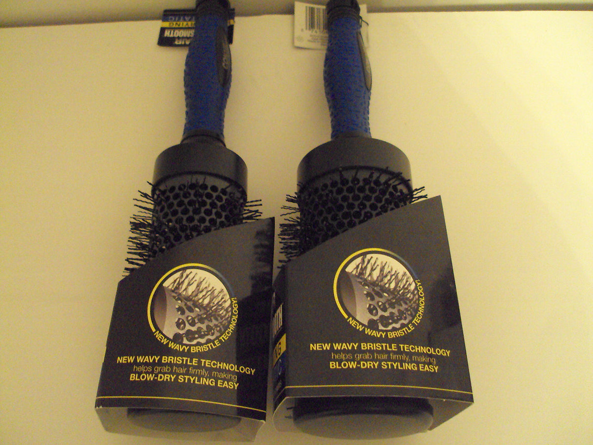 Conair Carbon Smooth Barrel Brush Set for Fast Drying and Shine
