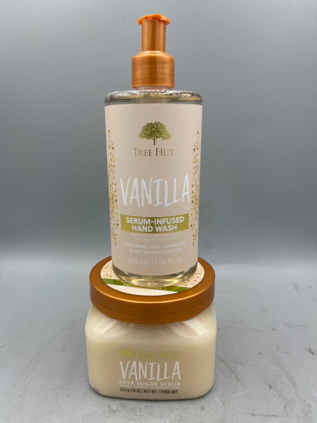 Tree Hut Vanilla Shea Sugar Exfoliating Body Scrub 18 oz - Hand Wash