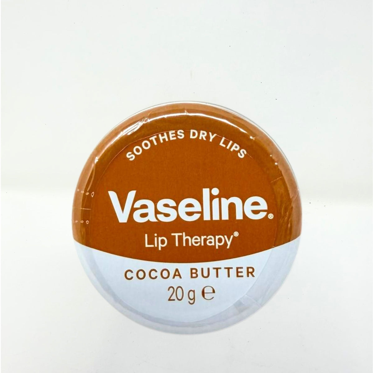 Vaseline Lip Therapy Cocoa Butter Lip Balm Tin 0.7 Oz Pack of 12
