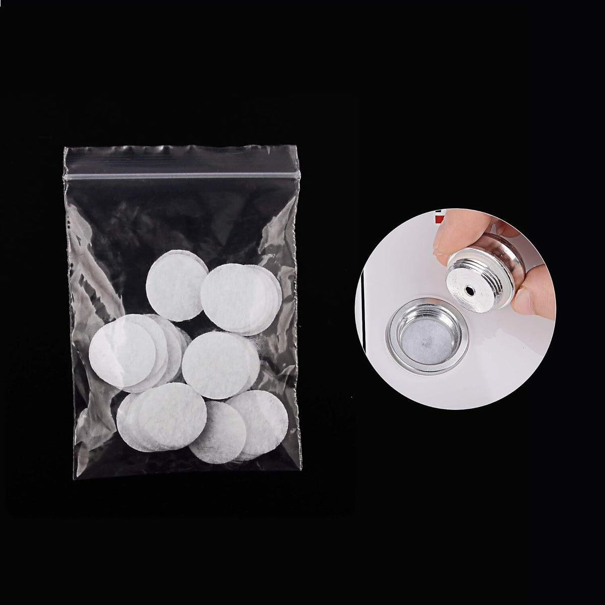 Large Fabric Filters for Microdermabrasion Machines - 60 Pack