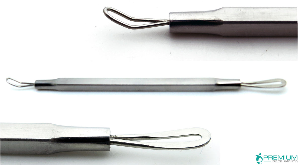 Professional Blackhead & Acne Extractor Kit - 3 Pcs Stainless Steel Tools