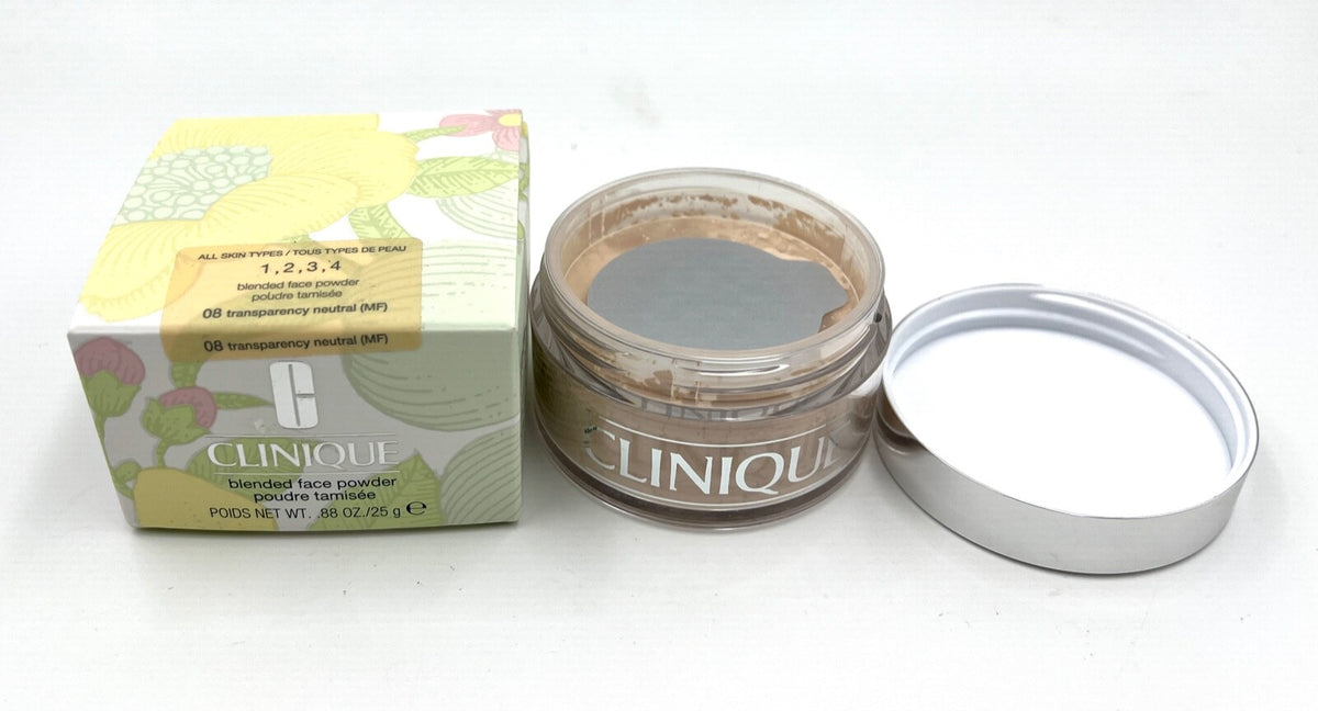 Clinique Blended Face Powder 08 Neutral Transparency 0.88 oz / 25g