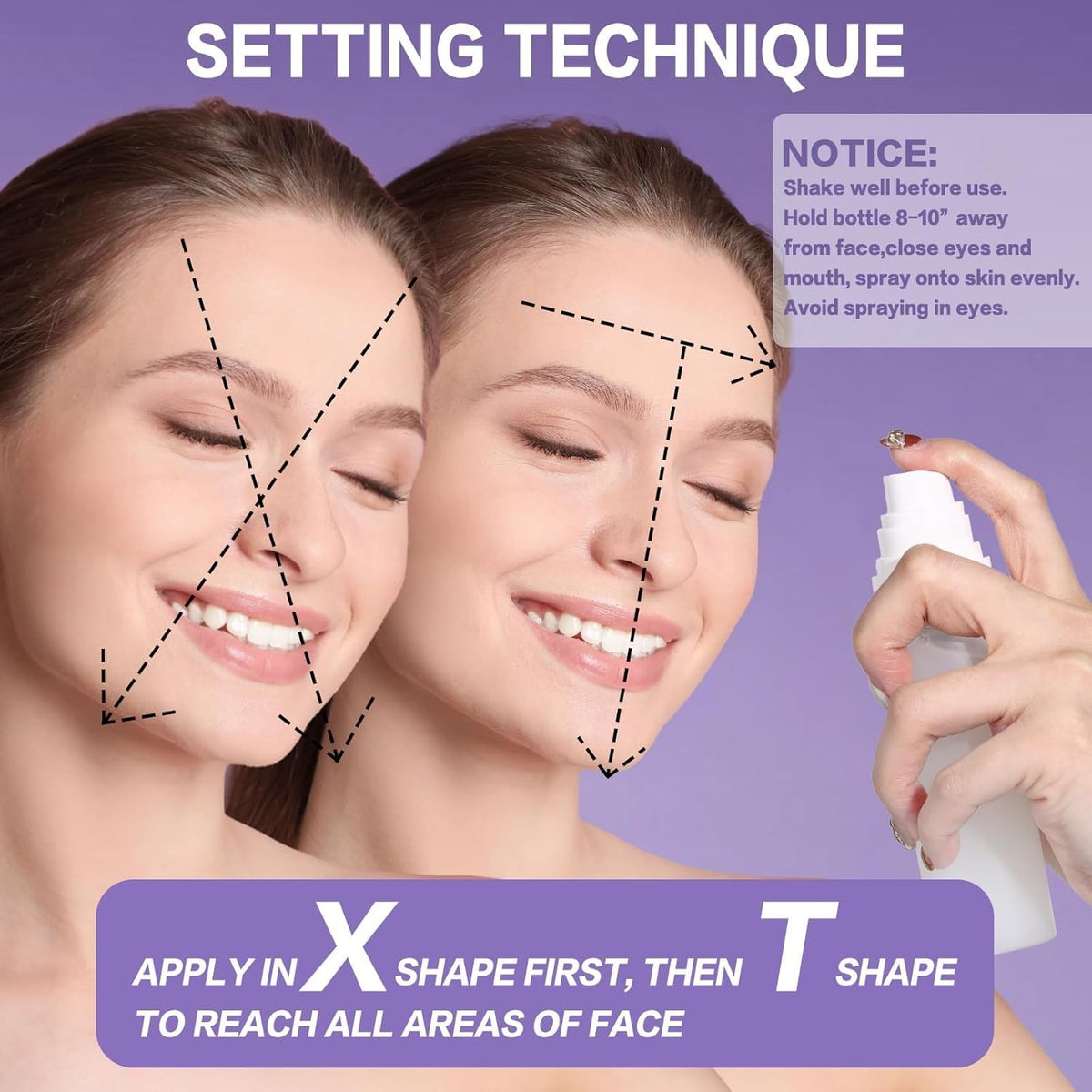 Hydrating Dewy Makeup Setting Spray with Long-Lasting Glow - 60ml