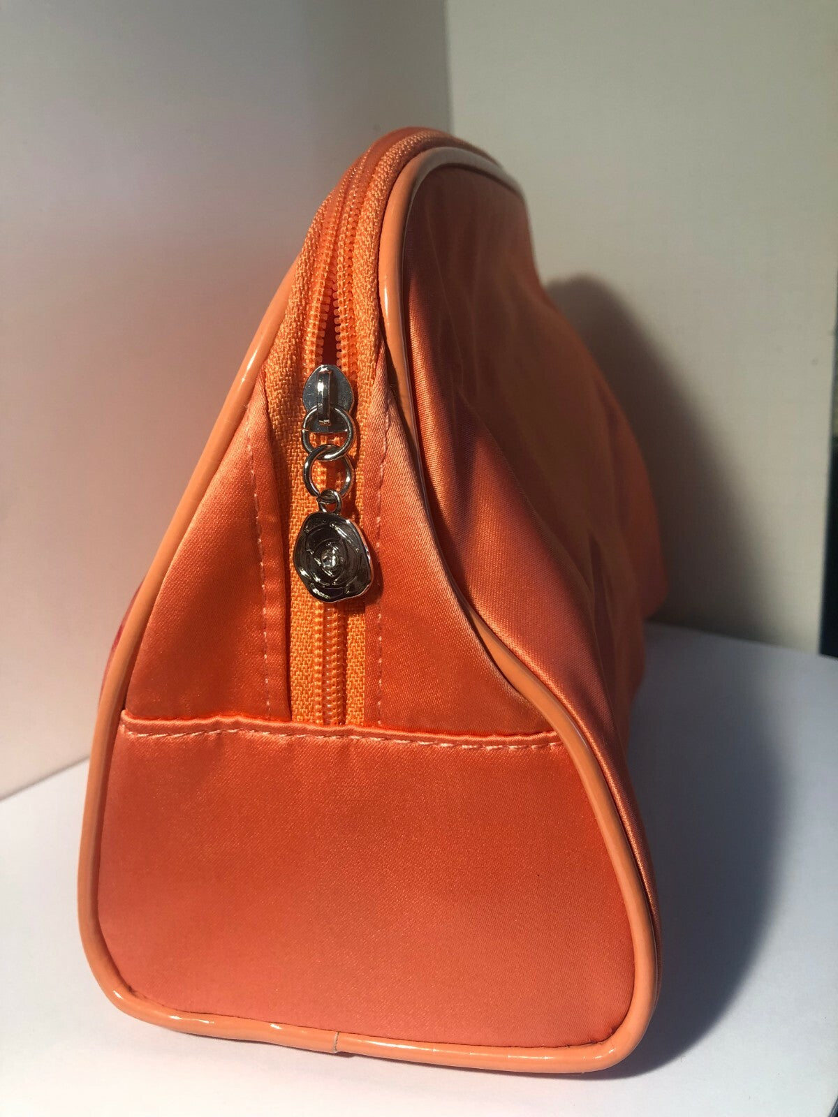 Lancôme Orange Joie De Live Makeup Bag - Cosmetic & Toiletry Organizer
