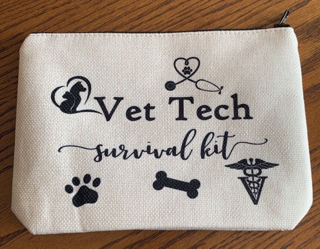 Vet Tech Travel Survival Kit Cosmetic Bag Portable Organizer