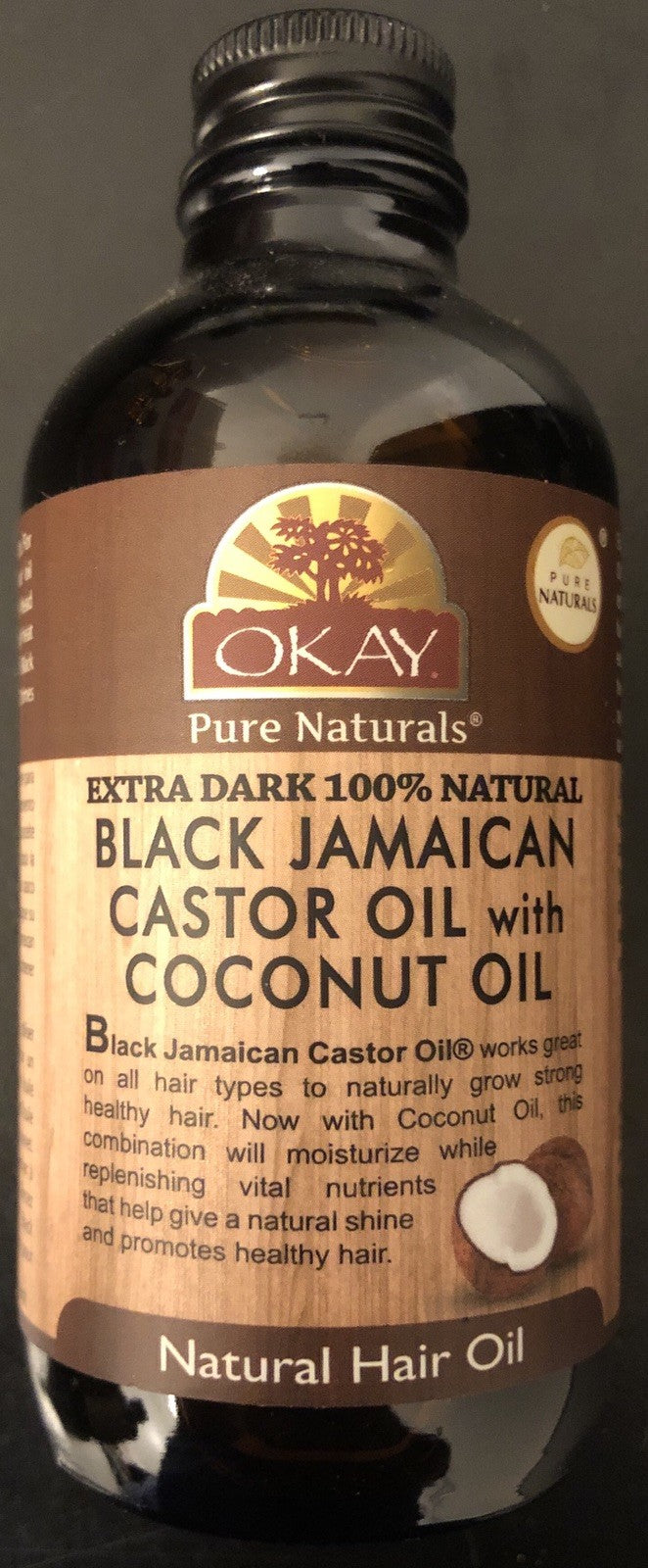 Black Jamaican Castor Oil Extra Dark 4oz - Natural Hair & Skin Treatment