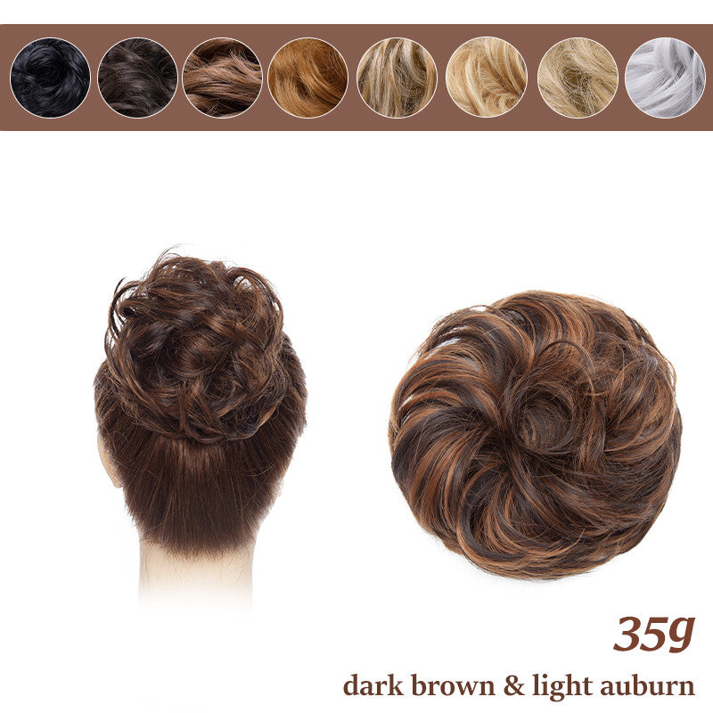 Natural Curly Messy Bun Hair Piece - Hair Extensions & Updo Accessory