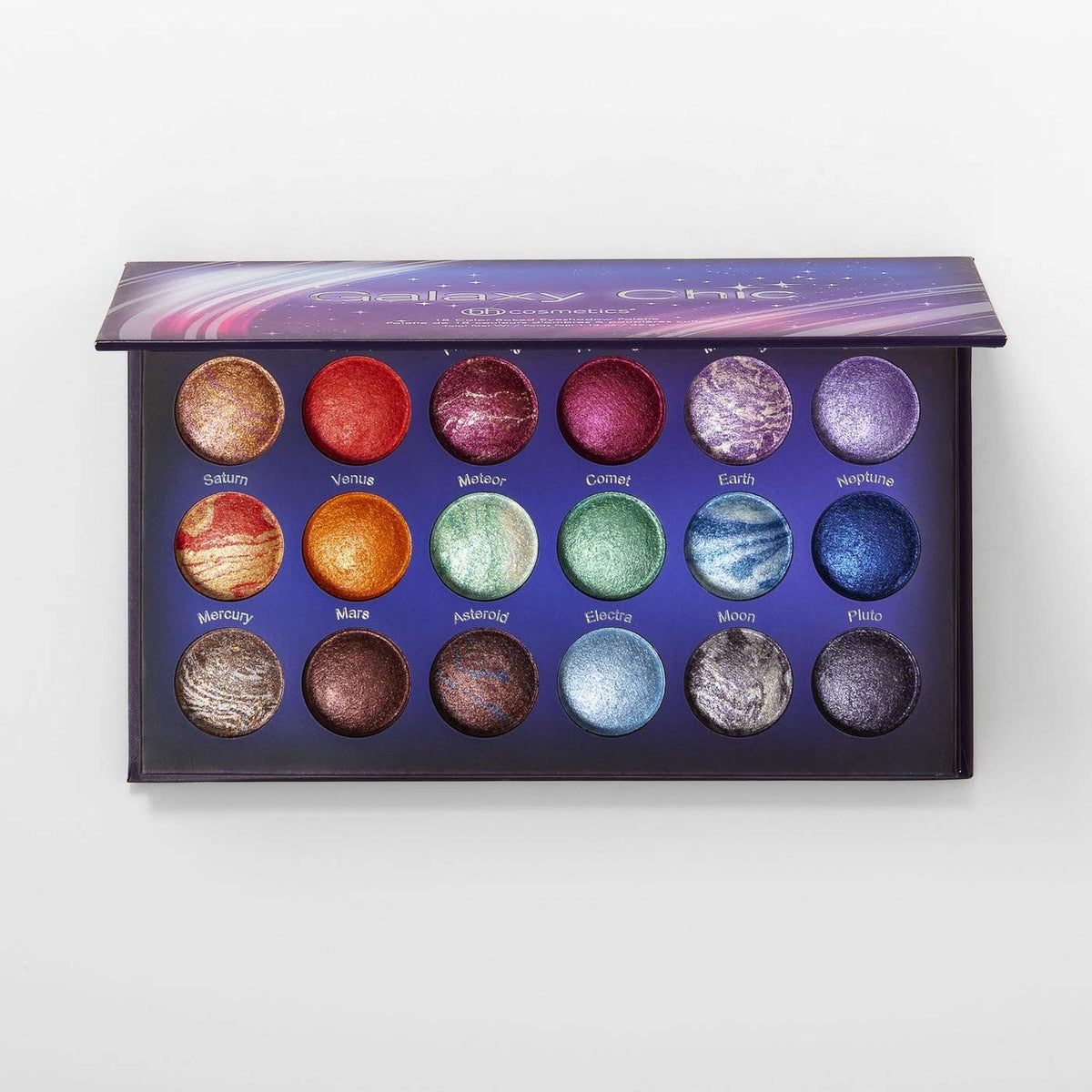Galaxy Chic Eyeshadow Palette - 18 Baked Shades for Bold Looks