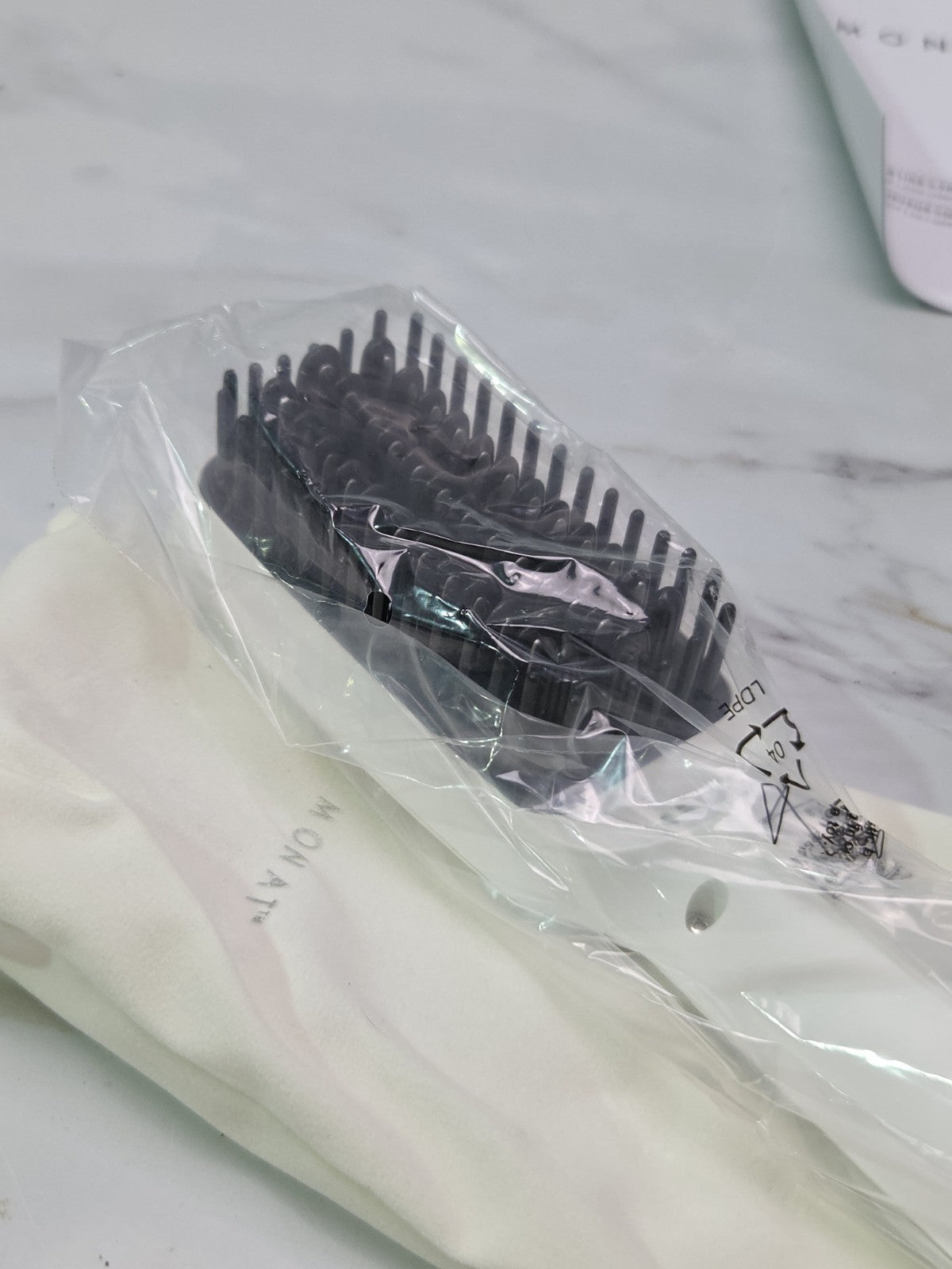 Hair Straightener Brush - Ionic 2-in-1 Flat & Smoothing Tool
