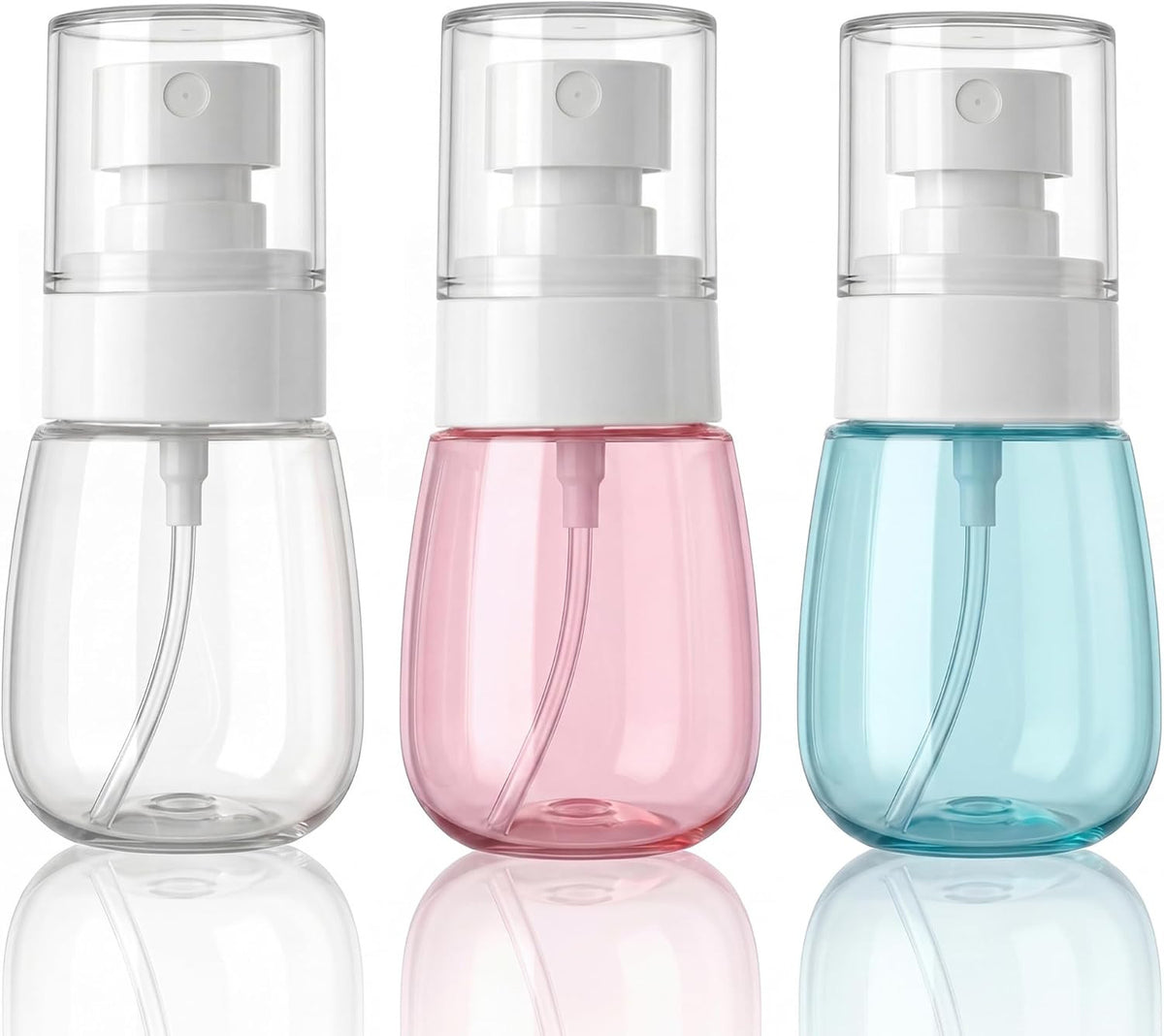 3 Pack Mini Spray Bottles 1oz Refillable Travel Spray Containers