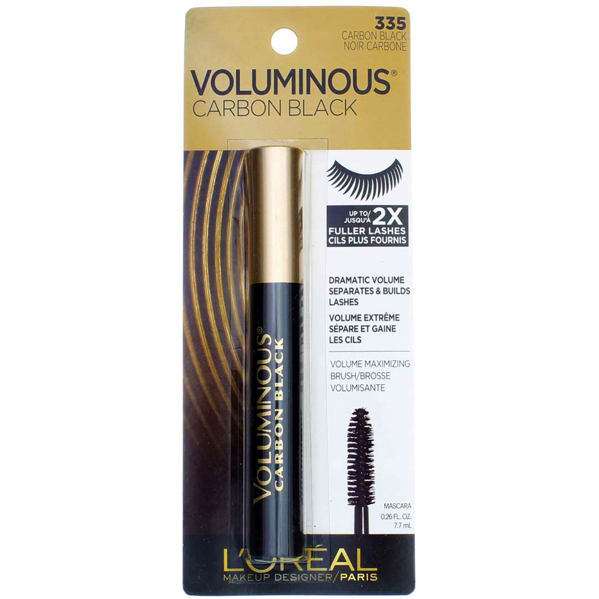 L'Oreal Paris Voluminous Original Mascara Carbon Black 335 - 0.28 fl oz