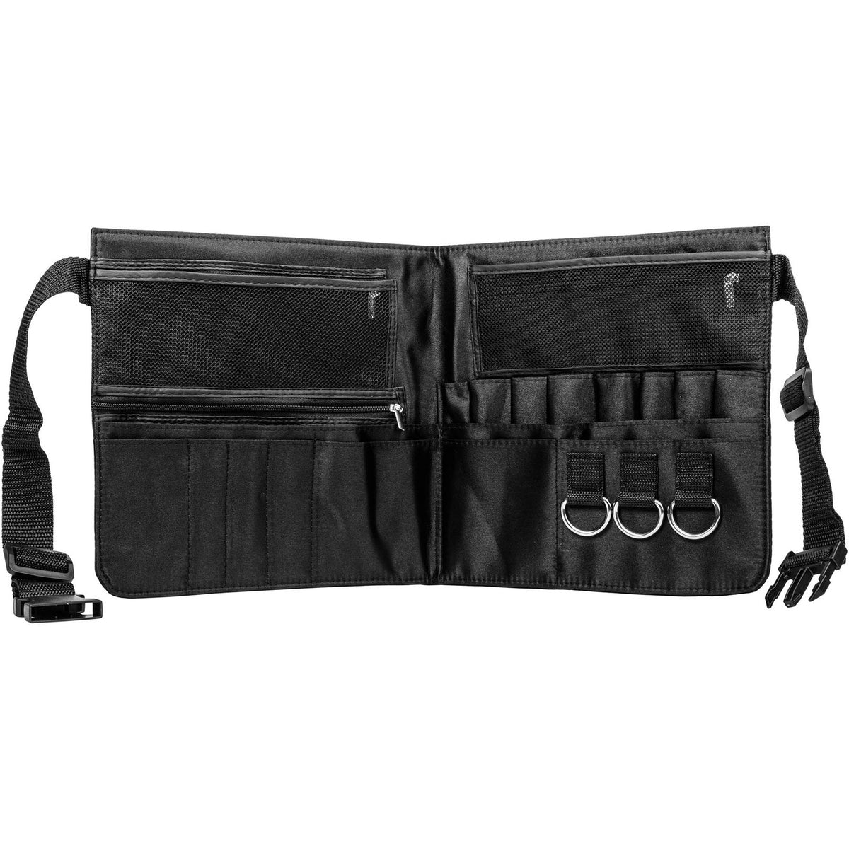 Professional Makeup Brush Apron with Adjustable Belt - Cosmetic Organizer for Artists