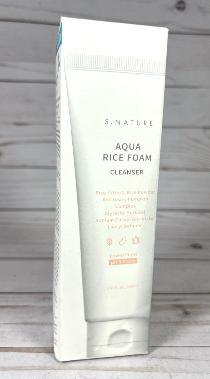 Aqua Rice Foam Facial Cleanser - 5.41oz Hydrating Skin Care