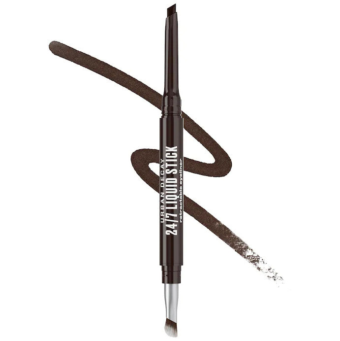 Waterproof Liquid Retractable Eyeliner with Brush - 6 Shades for Precise, Long-Lasting Makeup