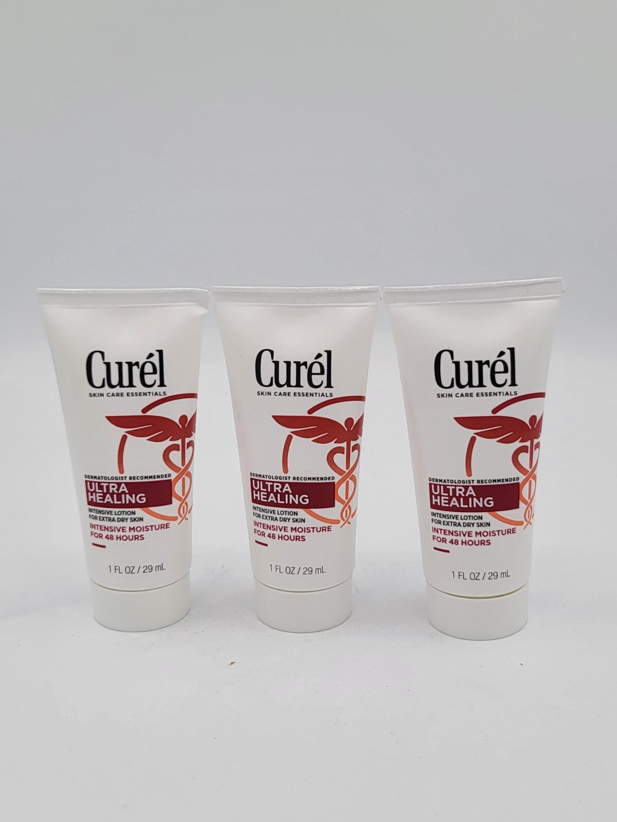 Curel Ultra Healing Lotion 3-Pack, 1 oz Travel Size