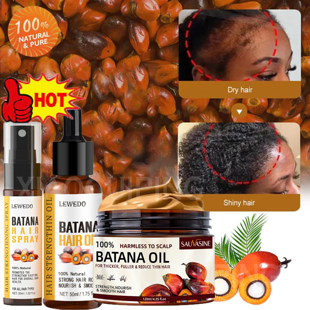 Batana Hair Oil - Repair Damaged Hair & Reduce Breakage