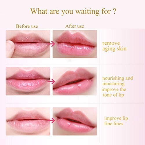 24K Gold Collagen Lip Mask - Hydrating & Anti-Wrinkle