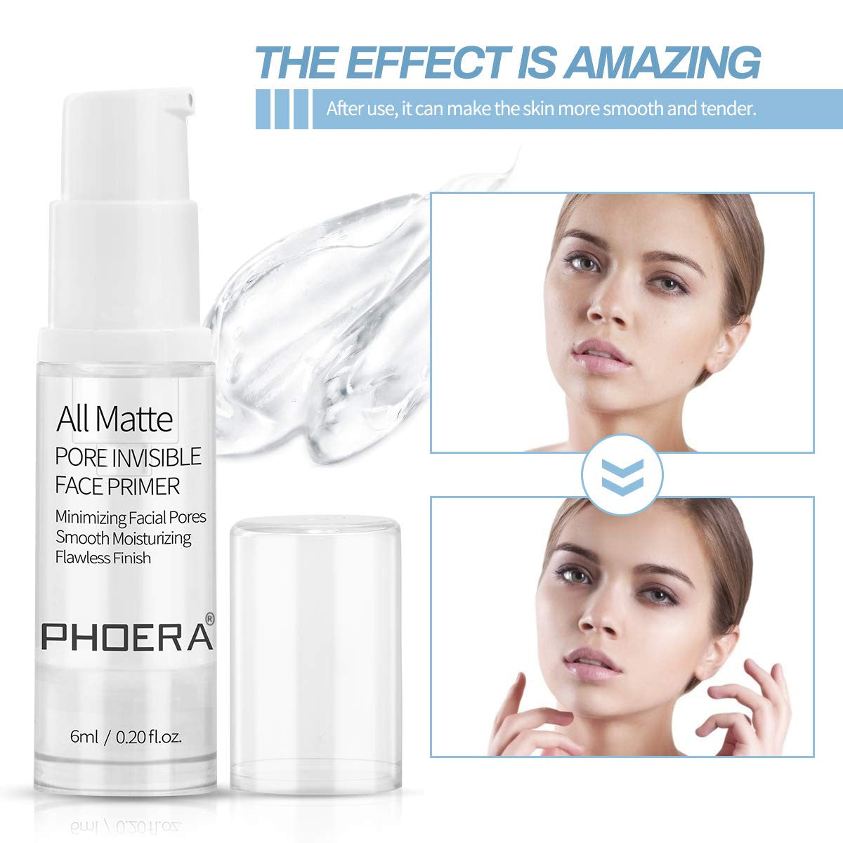 Face Primer for Makeup, Hydrating Long-Lasting Matte Base