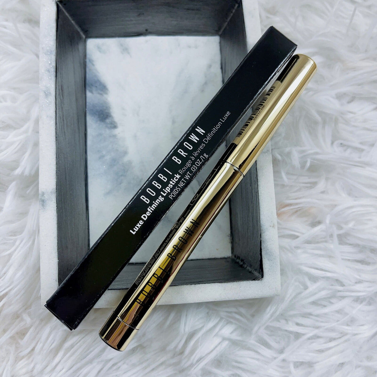 Bobbi Brown Luxe Defining Lipstick - Terracotta Full Size Lip Makeup