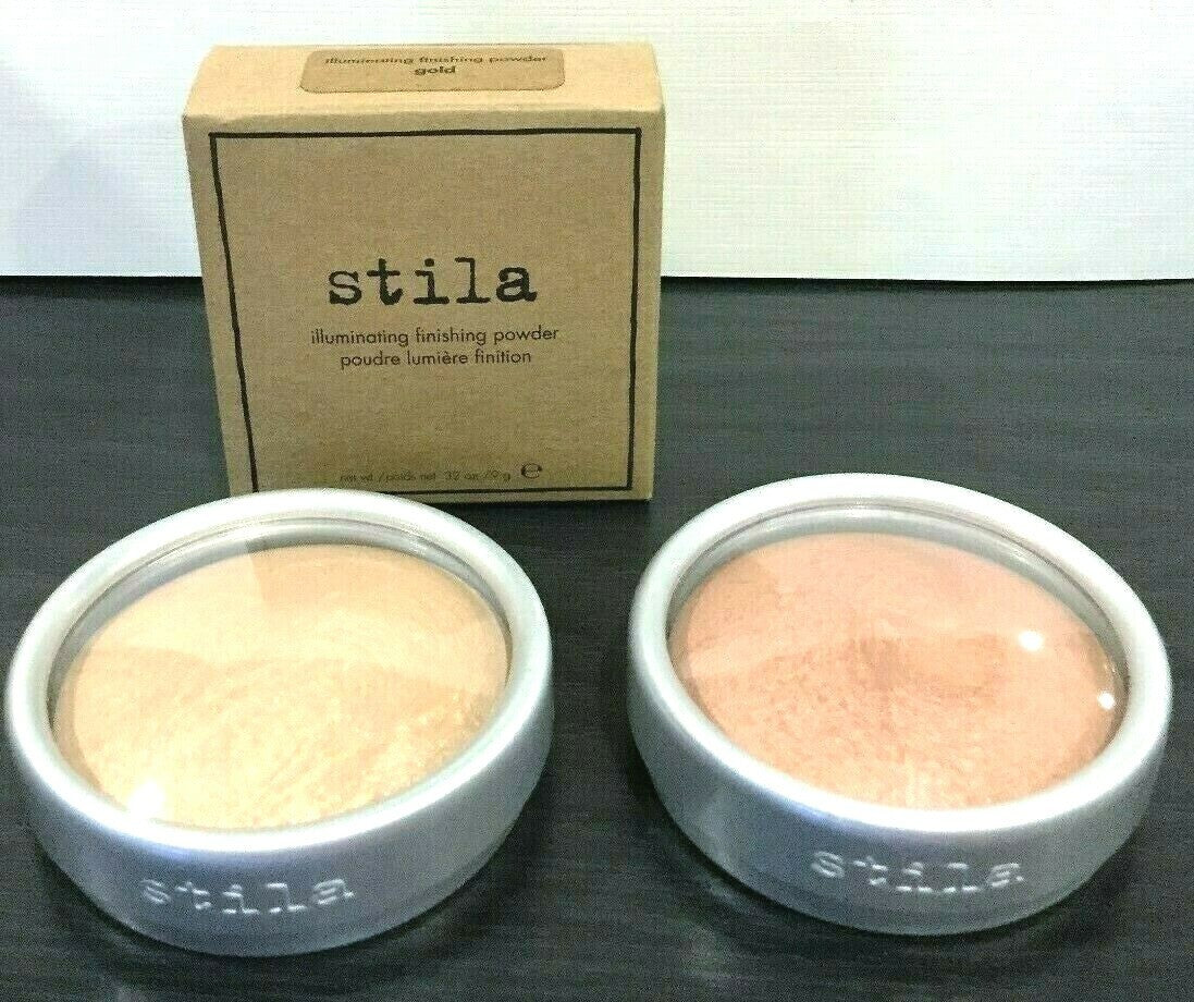 Illuminating Finishing Pressed Powder in Gold, Rose Gold & Bronze - 9g