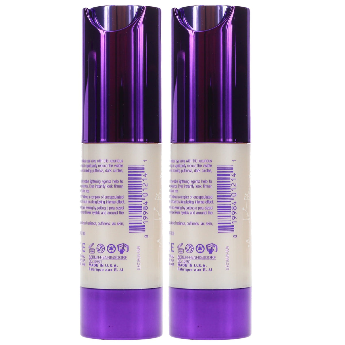 Brightening Eye Cream for Dark Circles and Puffiness - 0.5 oz 2 Pack