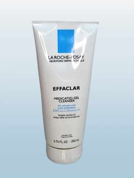 Medicated Facial Gel Cleanser for Acne-Prone Skin - 6.76 oz, Pack of 2