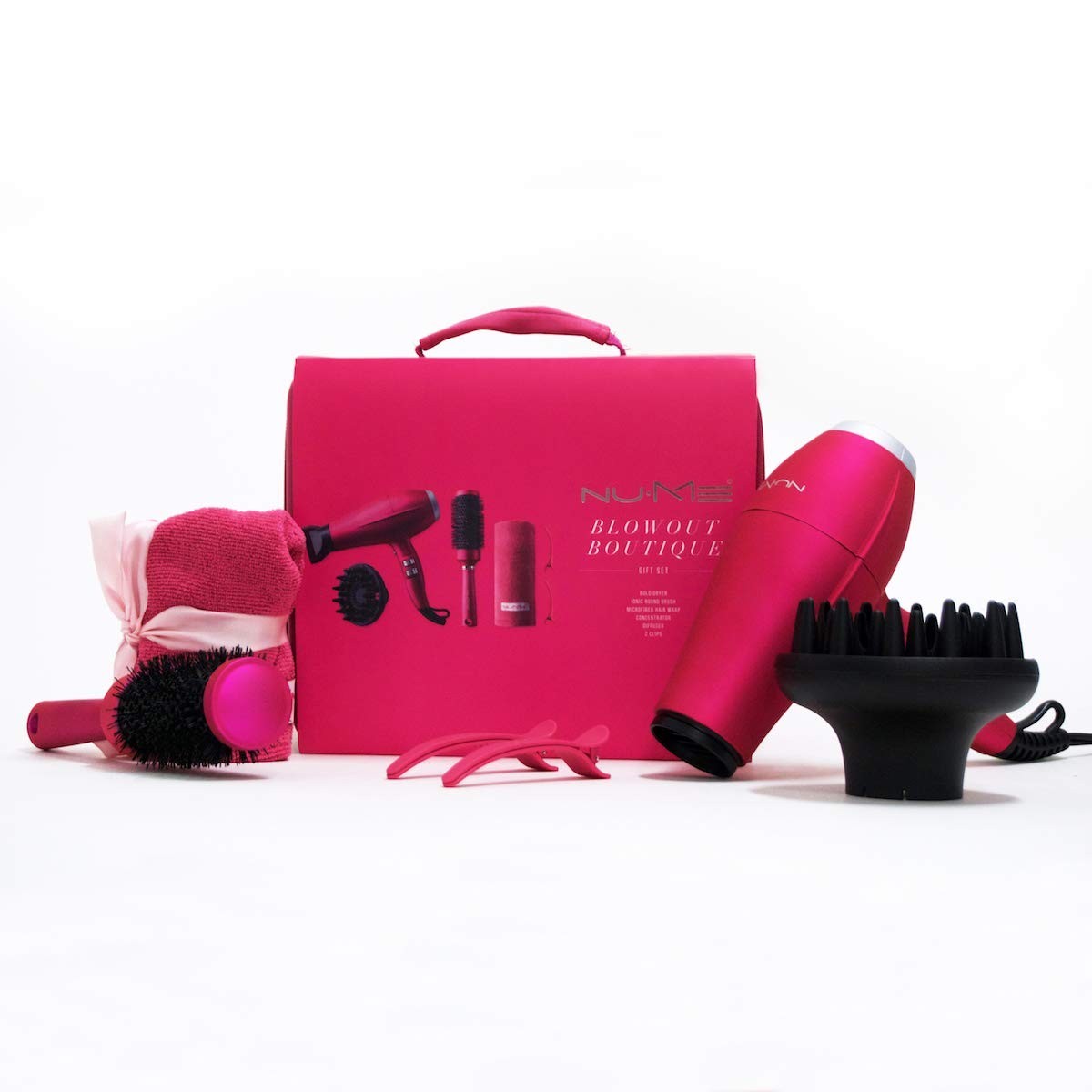 NuMe Blowout Boutique - Ionic Bold Hair Dryer and Accessories