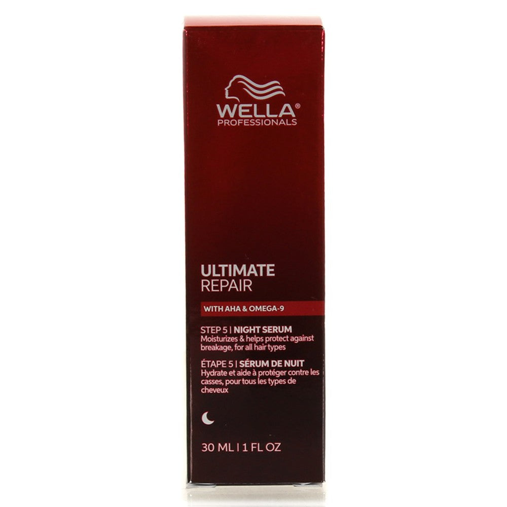 Wella Ultimate Repair Night Serum 30ml Deep Hair Treatment for Damage Repair