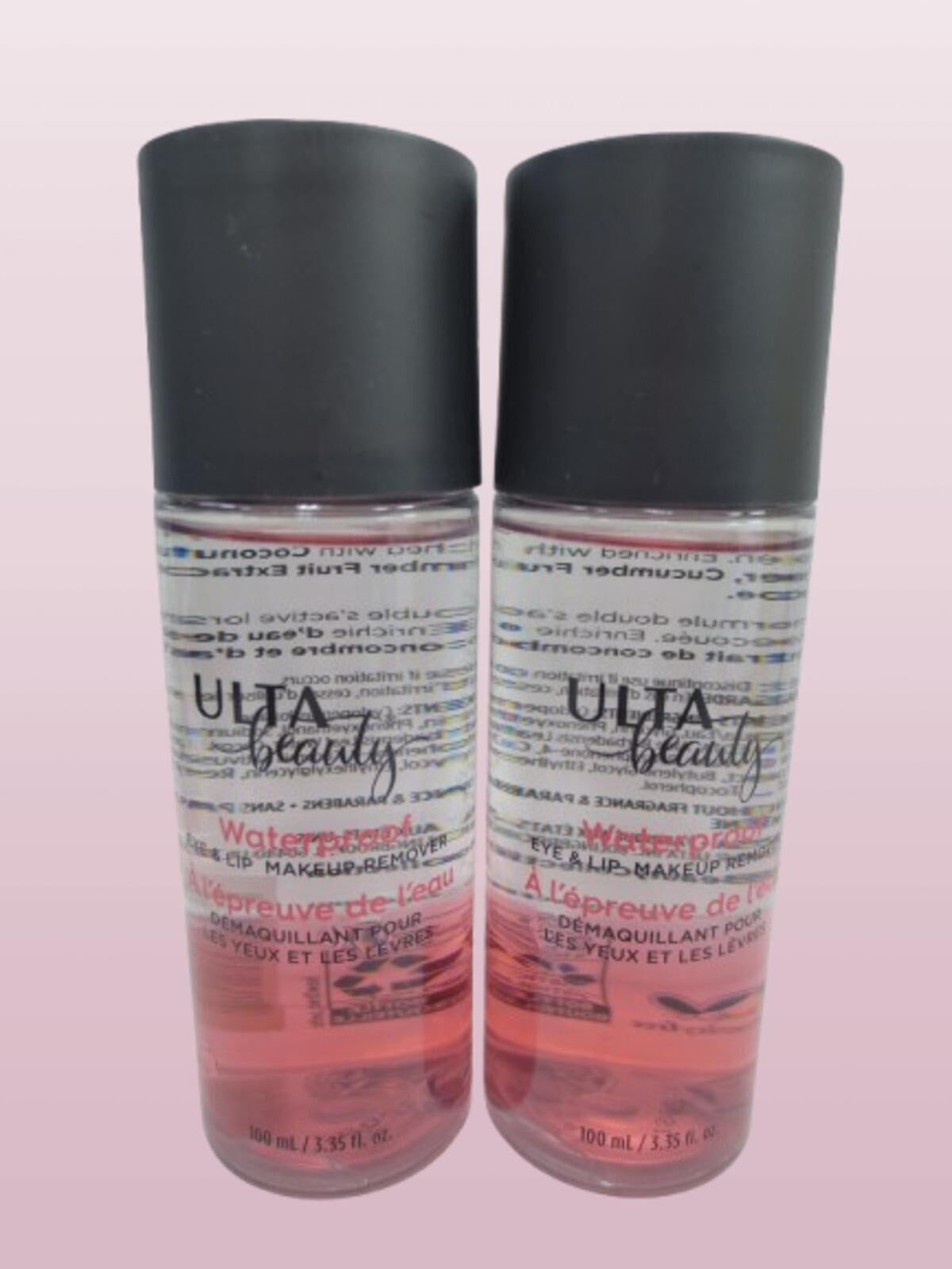 Waterproof Eye and Lip Makeup Remover - 3.35 oz - Lot of 2
