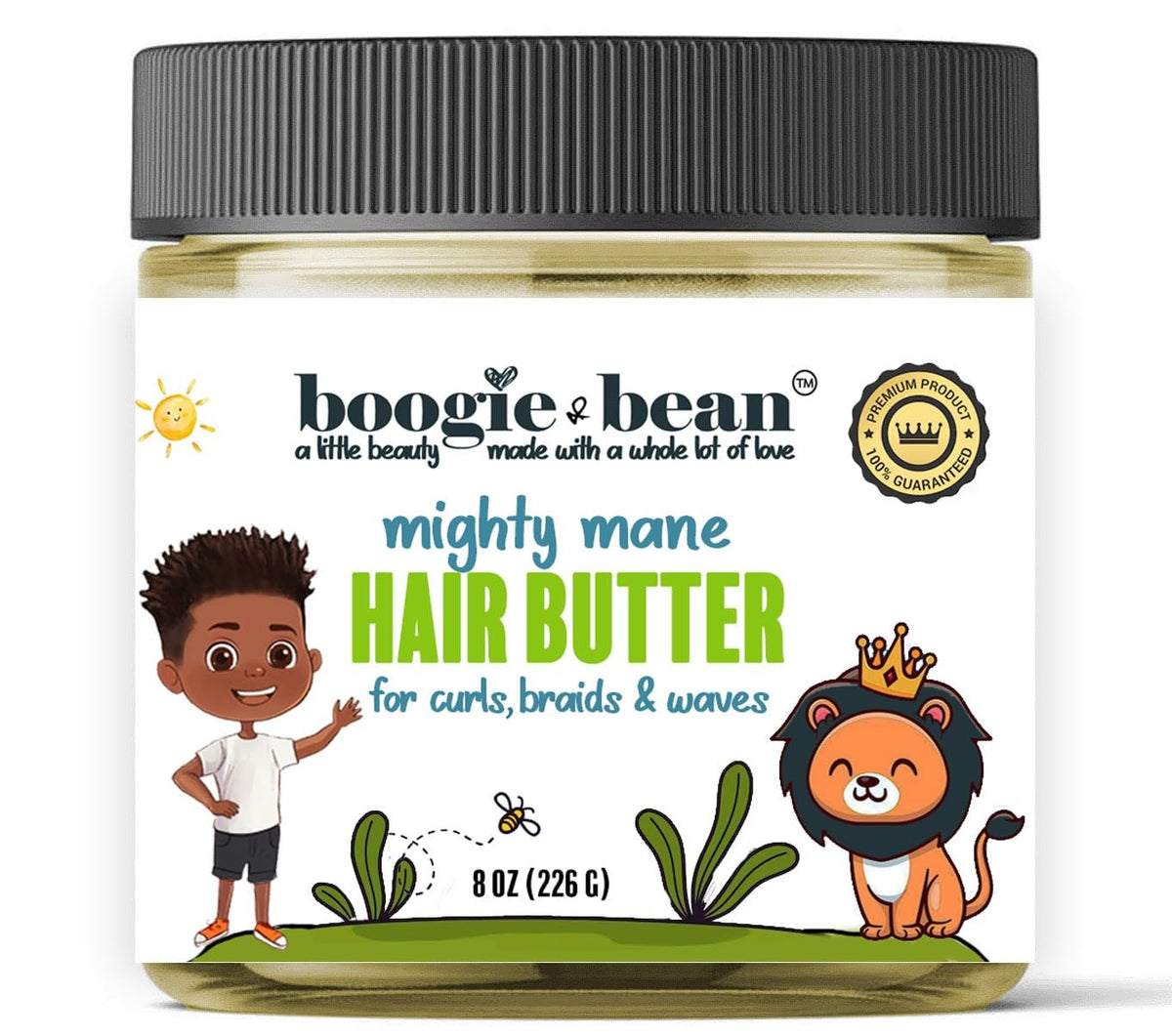 Boogie and Bean Boys Hair Pomade for Waves Curly 8 Ounce (Pack of 1)
