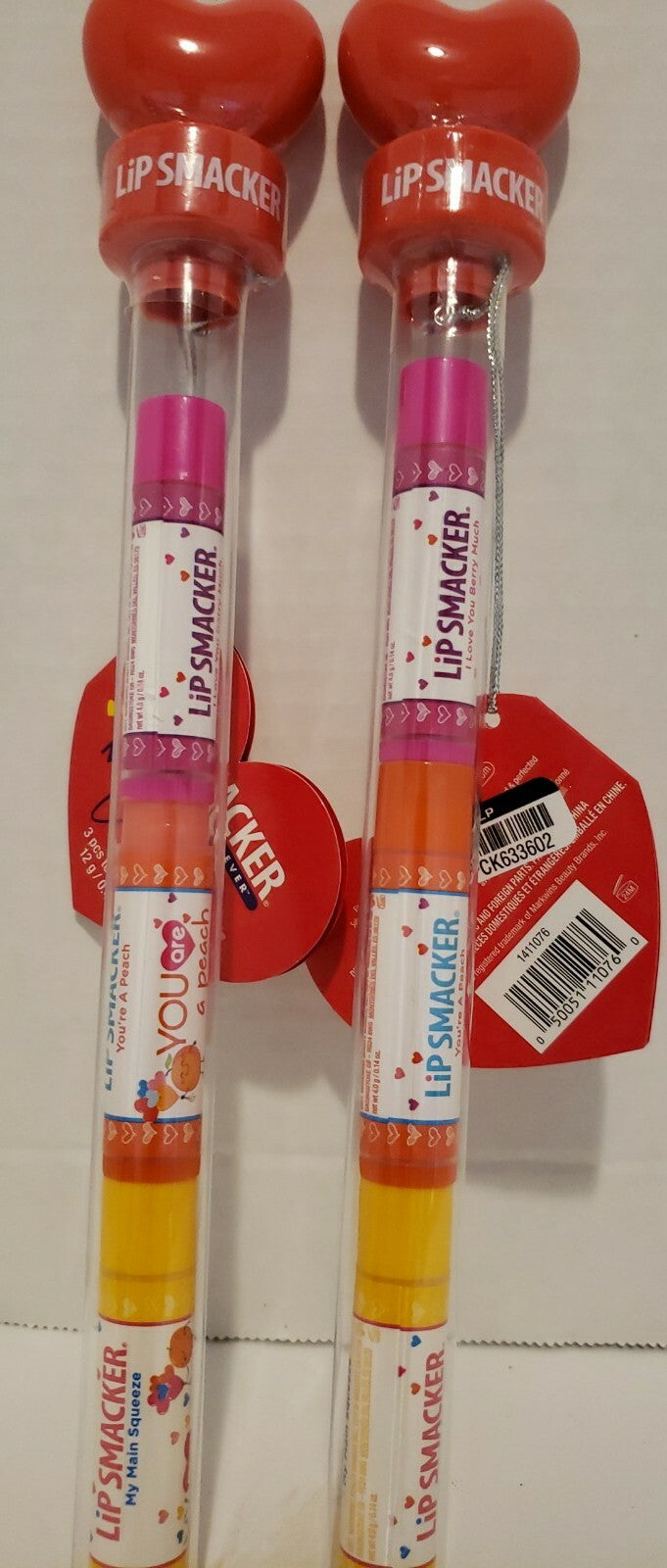 LipSmacker My Punny Valentine Lip Balm Variety Pack - 2 Tubes in Heart Scent