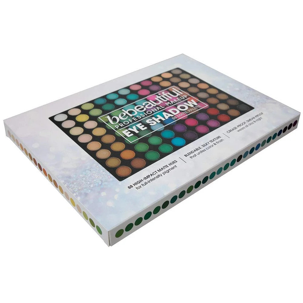 88-Color Matte Eyeshadow Palette - Professional Makeup Set with Applicators