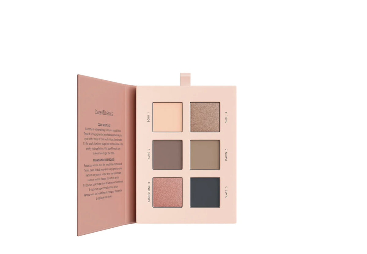 Mineralist Talc-Free Eyeshadow Palette - Rich Mineral Shades for Natural & Bold Looks