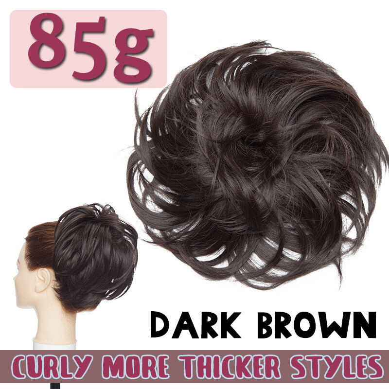 Thick Large Messy Bun Hair Piece Scrunchie Updo Wrap Hair Extensions