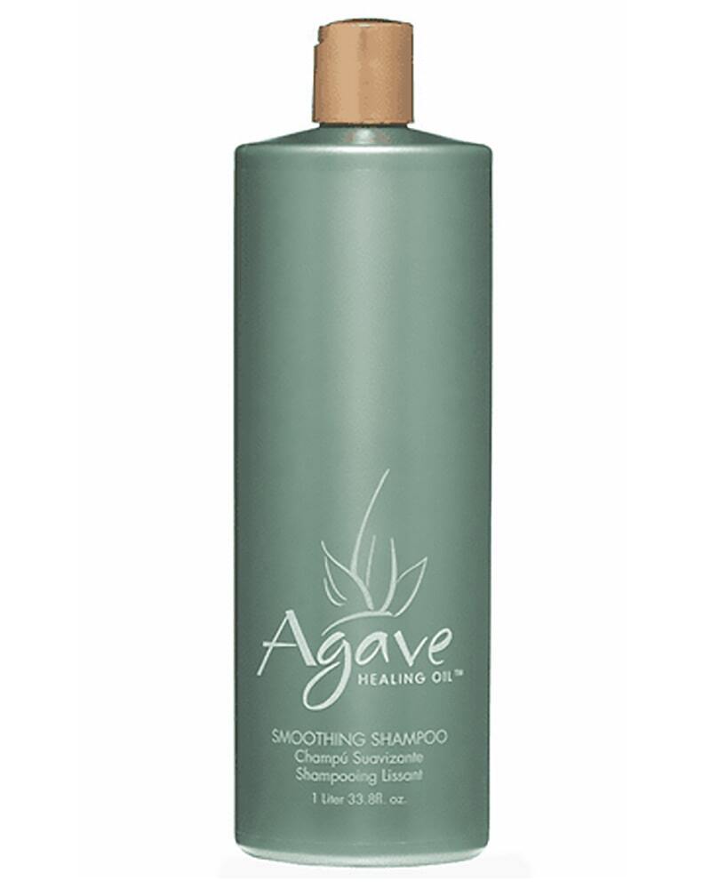 Agave Smoothing Shampoo 33oz Sulfate-Free Hair Care for Frizz & Shine