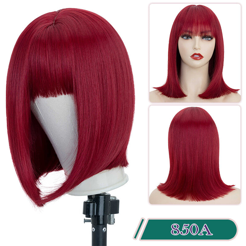 Long Ombre Wigs - Heat Resistant Synthetic Hair, Thick Full Wigs