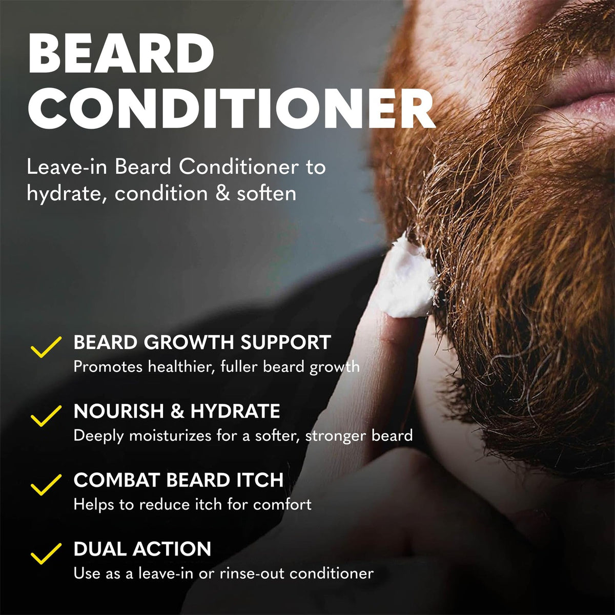 Men's Beard Wash & Conditioner Set - Hydrating Facial Hair Grooming Kit