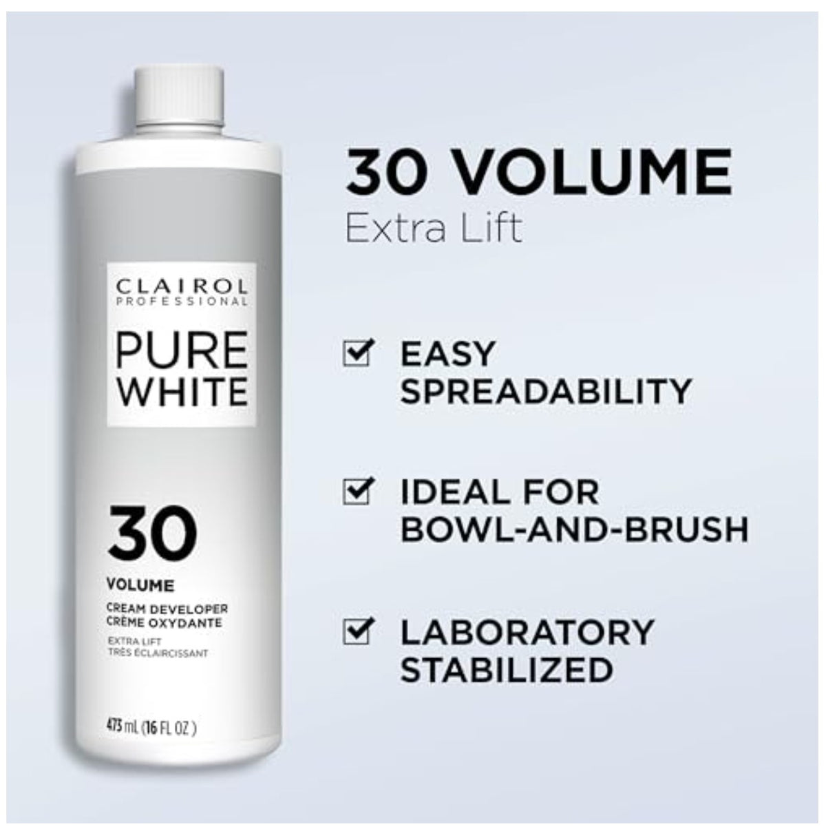 Hair Developer Creme 30 Volume 16 oz Bottle