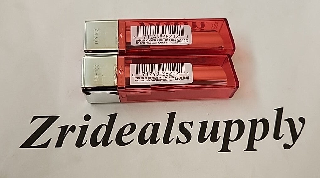 L'Oréal Pop Balm Lipstick 440 Electric Pink Pack of 2 - Unsealed
