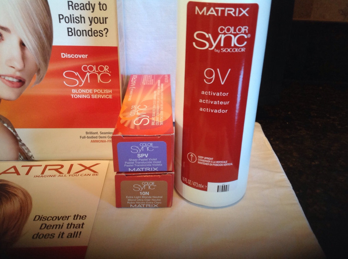 Blonde Polish Toning Service Kit with Activator