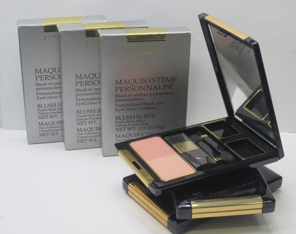 Lancôme Blush Subtil Rose Harmonies Compact Blush, Lot of 3