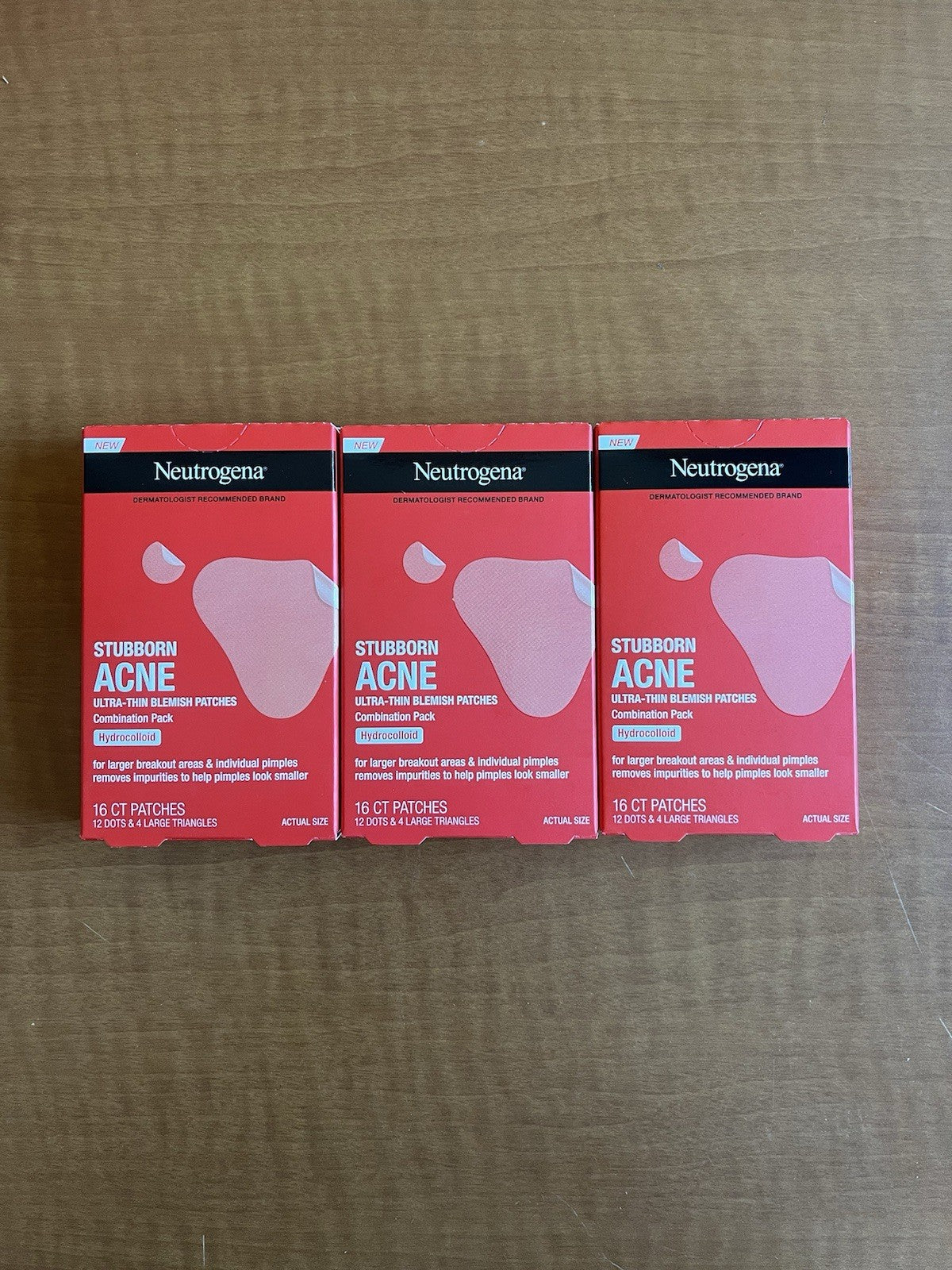 Neutrogena Acne Blemish Patches Set of 3 - Ultra-Thin Hydrocolloid 16 Count