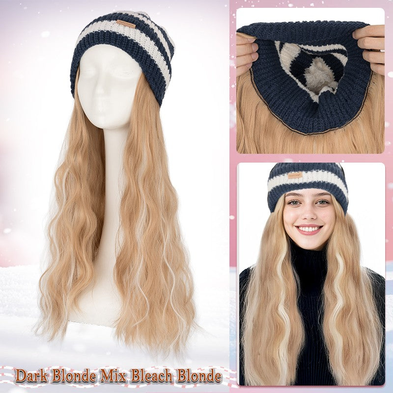 Adjustable Baseball Cap Wig with Hair Piece - Short Long Synthetic Hair