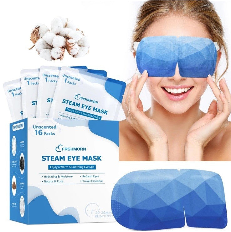 Steam Eye Mask Unscented 20 Pack Self-Heating Disposable Stress & Dry Eye Relief