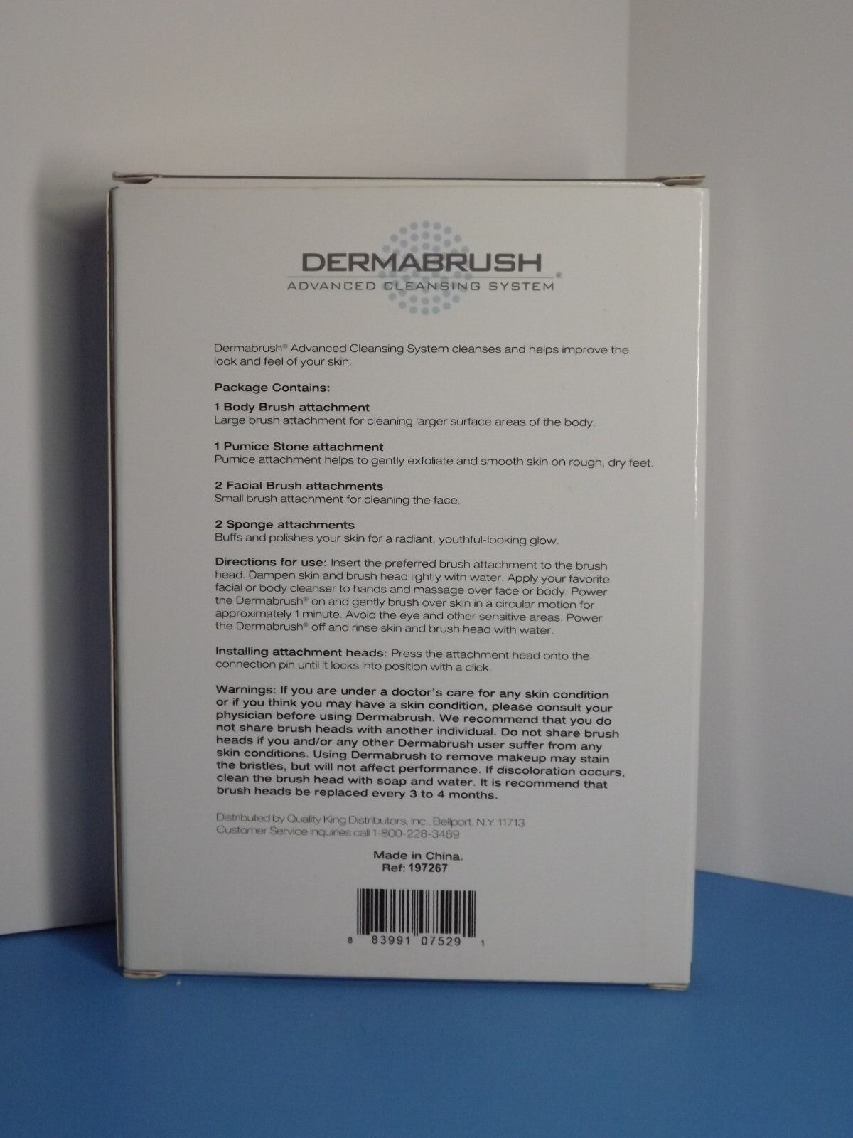 Dermabrush Replacement Attachment Set for Advanced Cleansing System - 6 Pieces