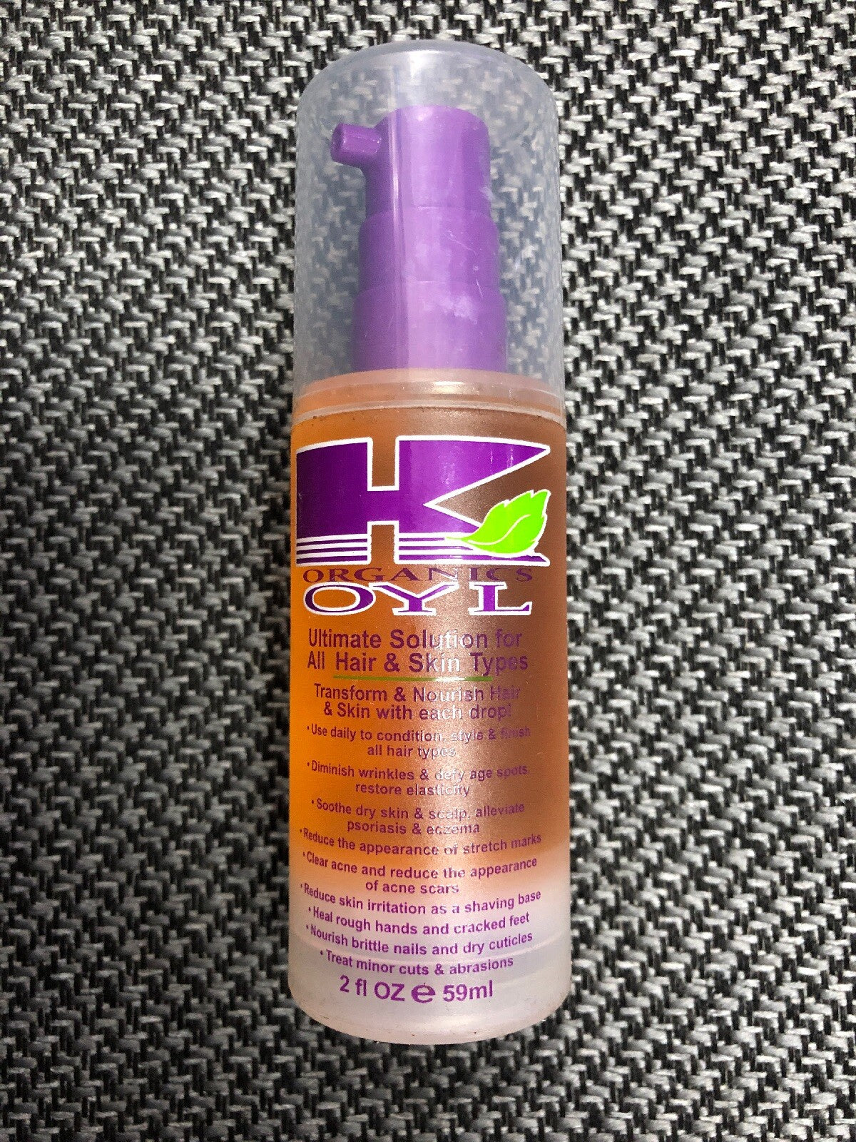 Hair & Skin Oil for Stretch Marks, Acne, Dry Skin & Hair Growth - 2oz