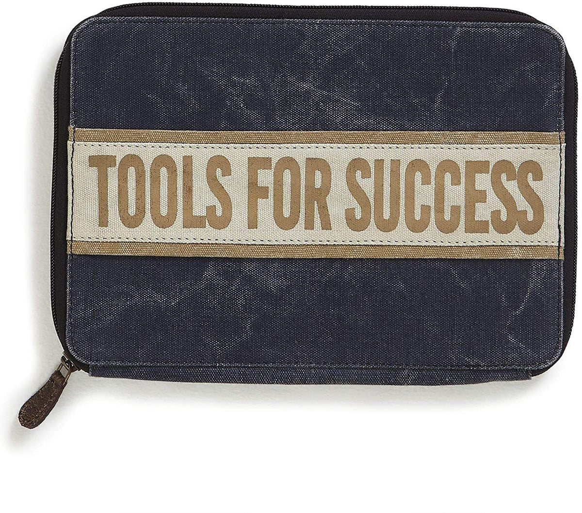 Upcycled Canvas Travel & Makeup Organizer Clutch Bag - Mona B