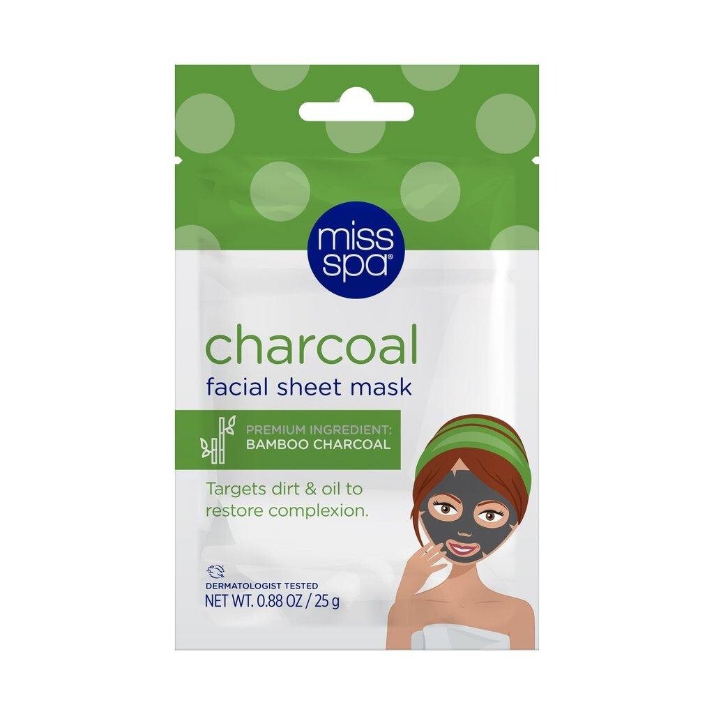 Charcoal Facial Sheet Masks - 3 Pack, 0.88 oz Each