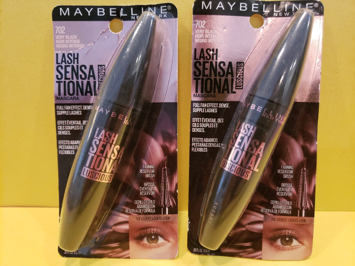 Maybelline Lash Sensational Luscious Mascara Set - Very Black, 2 Pack
