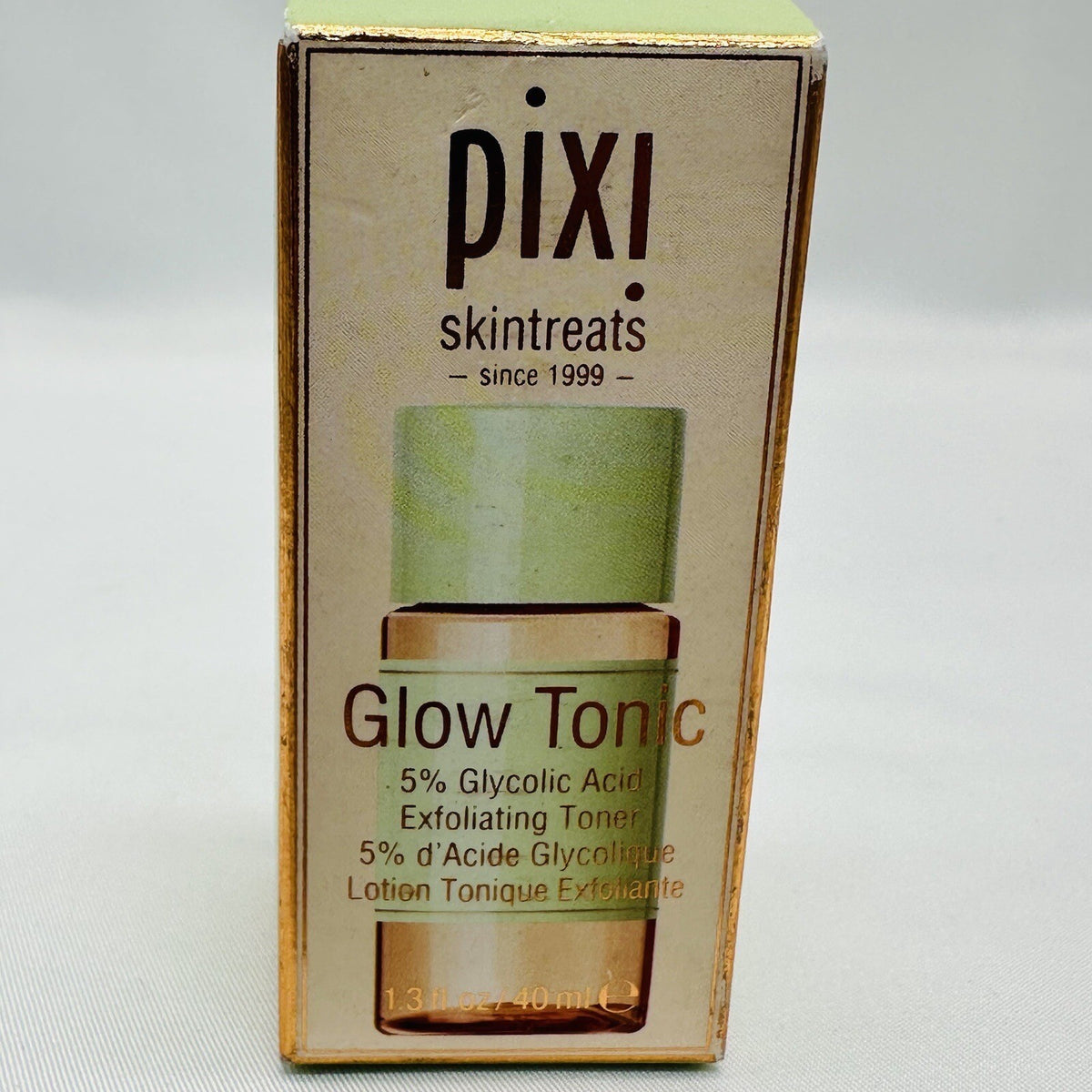 Pixi Glow Tonic Exfoliating Toner 5% Glycolic Acid - Pack of 4, 1.35 fl oz each
